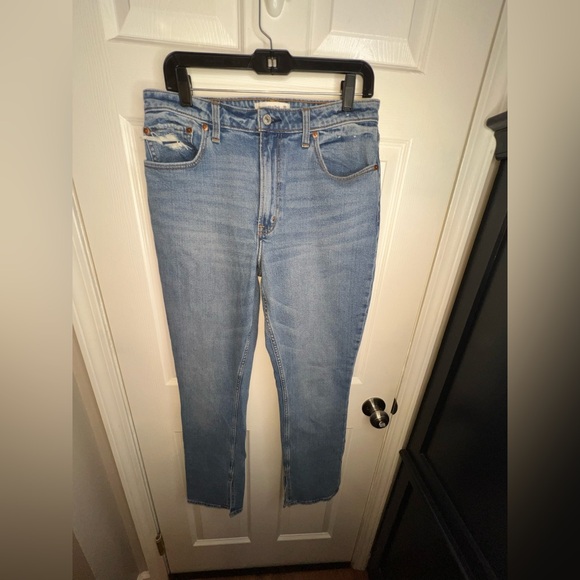 Abercrombie & Fitch Women’s 30 10R Curve Love The Skinny High Rise Blue Jeans AF - Picture 13 of 16